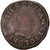 Monnaie, France, Henri III, Double Tournois, 1589, Saint Lô, TB, Cuivre