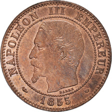 Coin, France, Napoleon III, Napoléon III, 2 Centimes, 1855, Marseille