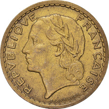 Moeda, França, Lavrillier, 5 Francs, 1938, EF(40-45), Alumínio-Bronze