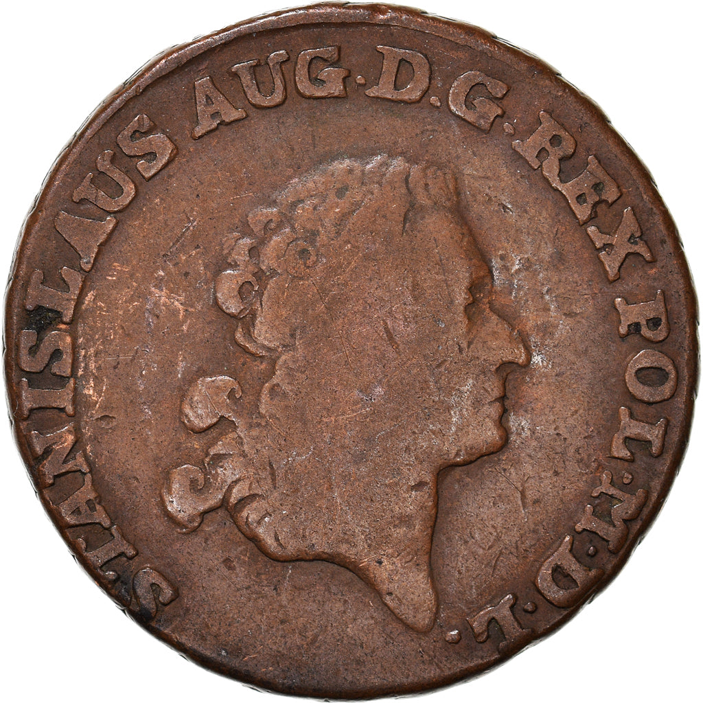 Munten, Polen, Stanislaus Augustus, 3 Grosze, 1/2 Szostak - 3 Kruzierz, 1792