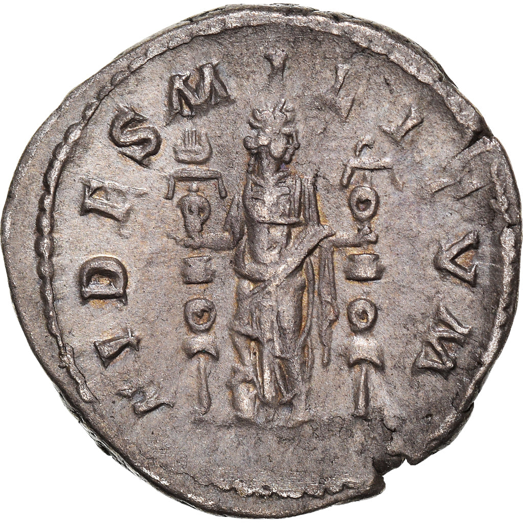 Coin, Macrinus, Denarius, 217-218, Rome, AU(50-53), Silver, RIC:66