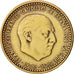 Moneta, Spagna, Francisco Franco, caudillo, Peseta, 1953, BB, Alluminio-bronzo