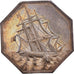 France, Token, Le Havre, Compagnie Commerciale d'Assurances Maritimes, Caqué