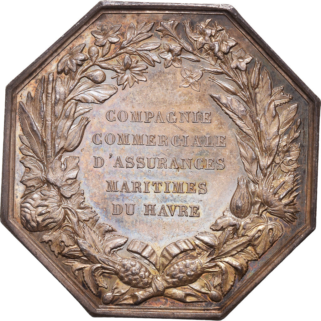 France, Token, Le Havre, Compagnie Commerciale d'Assurances Maritimes, Caqué
