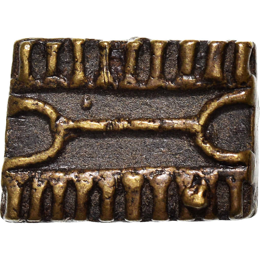 Munten, West Afrika, Ashanti, Akan Goldweight, XVIIIth-XIXth Century, ZF+, Tin