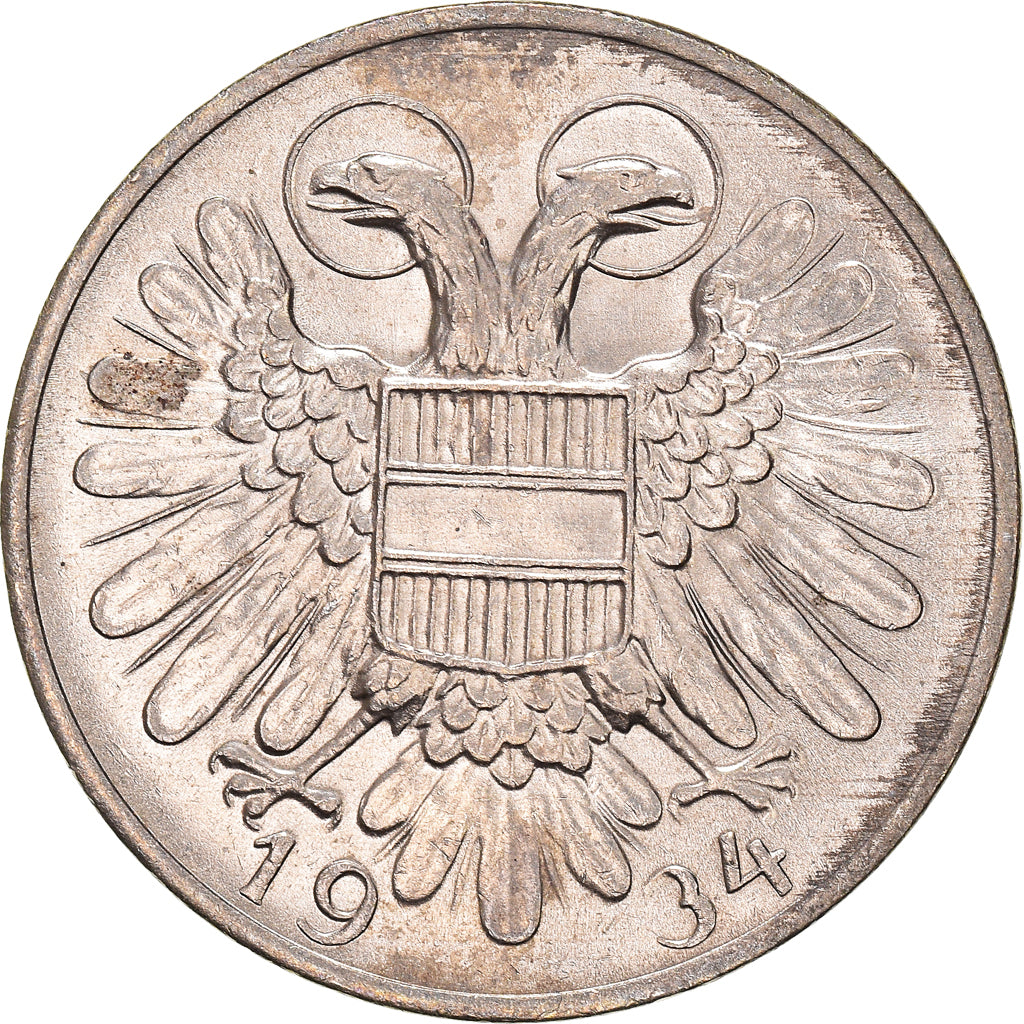 Moneda, Austria, 50 Groschen, 1934, Proof, SC, Cobre - níquel, KM:2850