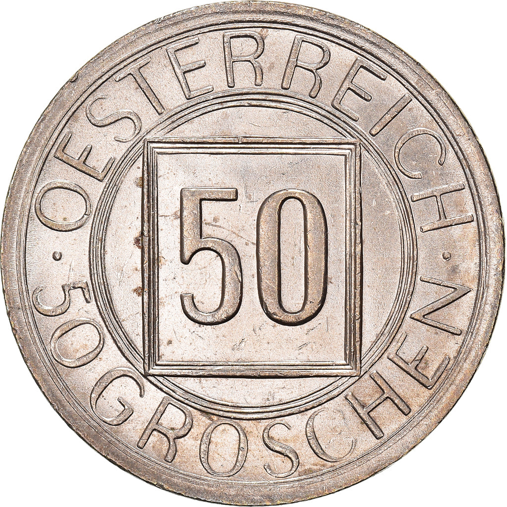 Moneda, Austria, 50 Groschen, 1934, Proof, SC, Cobre - níquel, KM:2850