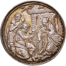 Niemcy, Medal, Nativity of Jesus, XVIth Century, AU(55-58), Srebro