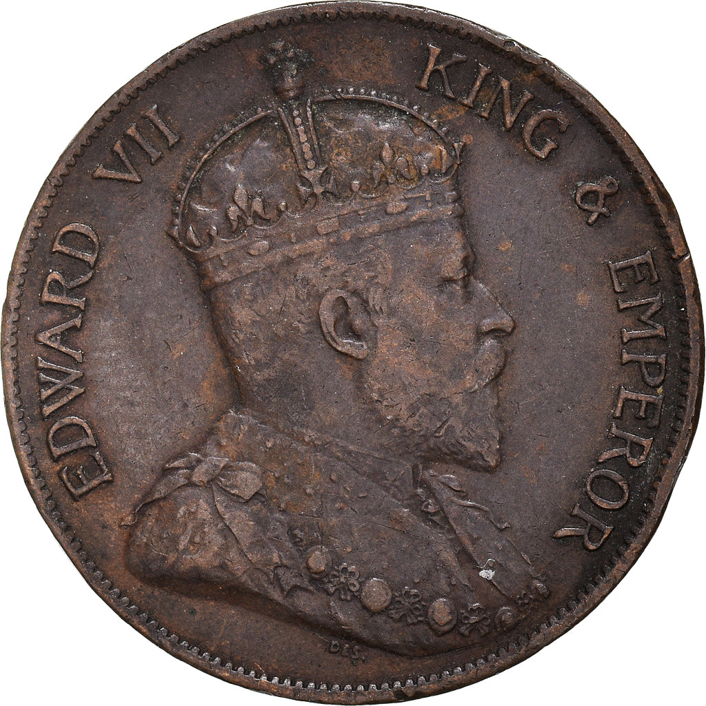 Coin, Hong Kong, Edward VII, Cent, 1903, AU(50-53), Bronze, KM:11