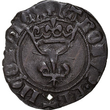 Münze, Frankreich, Charles VI, Double Tournois, Niquet, 1421, Uncertain Mint