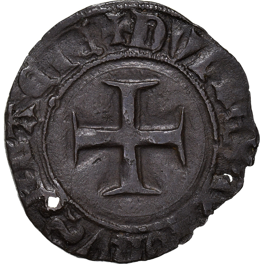 Münze, Frankreich, Charles VI, Double Tournois, Niquet, 1421, Uncertain Mint