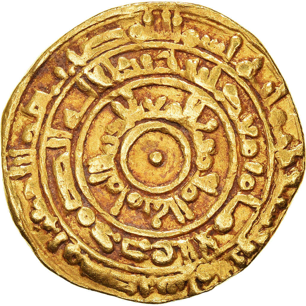 Coin, Fatimids, al-'Aziz, Dinar, AH 371 (981/982), Misr, EF(40-45), Gold