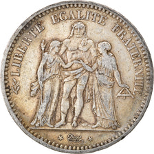 Monnaie, France, Hercule, 5 Francs, 1848, Paris, TB+, Argent, KM:756.1