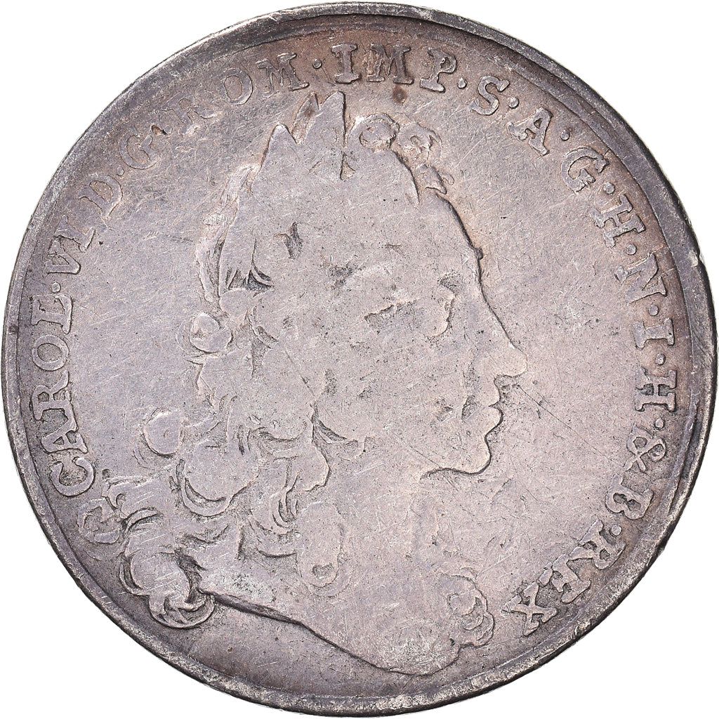 Germania, medaglia, Karl VI, Victory over Turks at Belgrad, 1717, MB, Argento