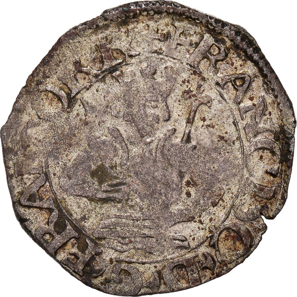 Moneta, Francia, François Ier, Hardi, Turin, MB+, Argento, Duplessy:863