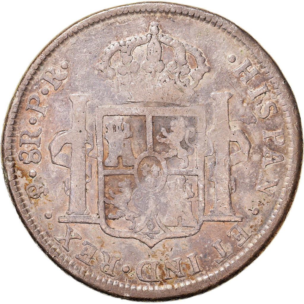 Münze, Bolivien, Charles III, 8 Reales, 1793, Potosi, SGE+, Silber, KM:73