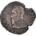 Monnaie, France, DOMBES, Louis II, Teston, 1577, Trévoux, TB+, Argent