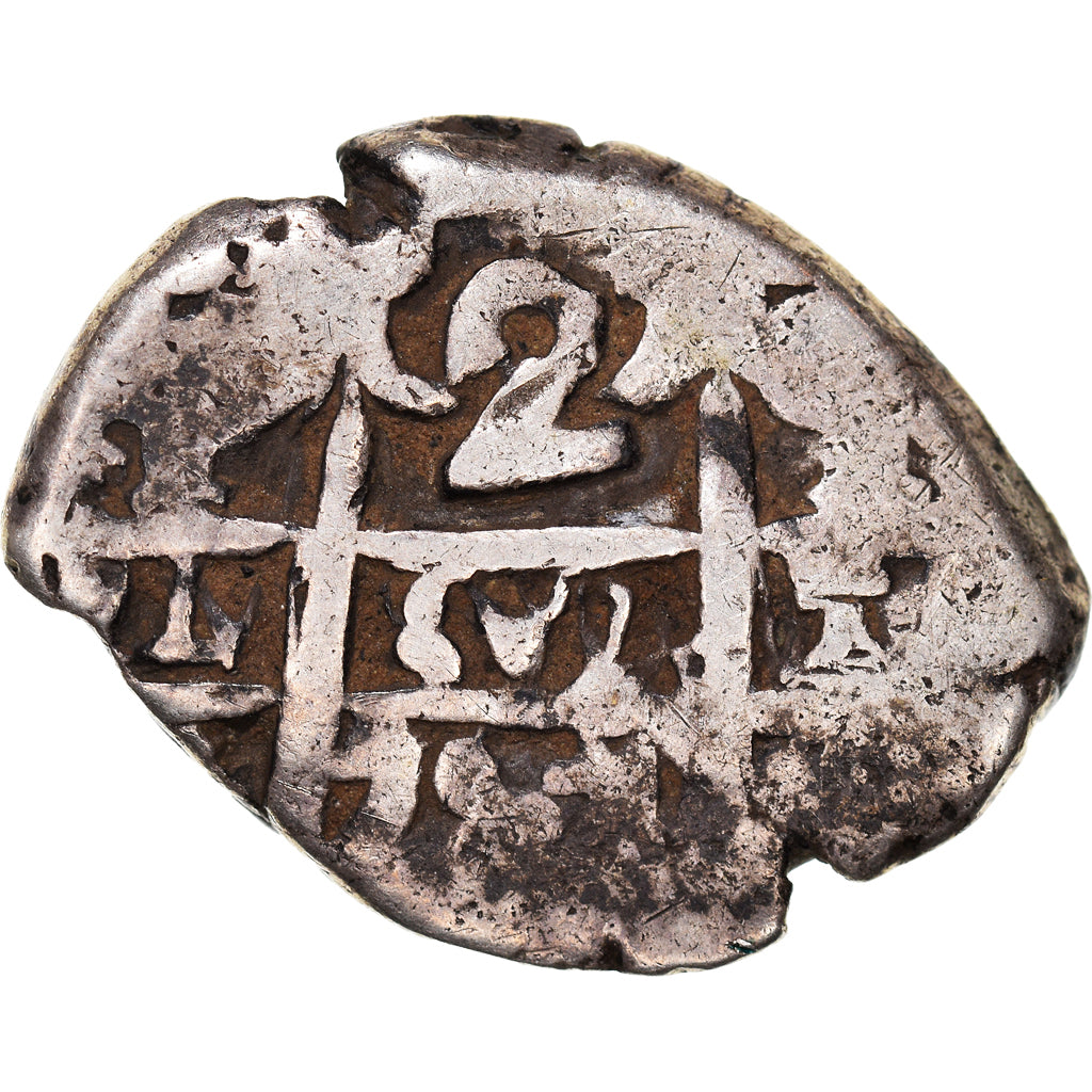 Moneta, Bolivia, Ferdinand VI, 2 Reales, 1751, Potosi, B+, Argento, KM:38