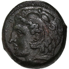 Münze, Sicily, Syracuse, Pyrrhos, Bronze Æ, 278-276 BC, SS+, Bronze