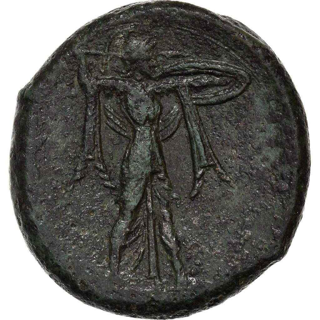 Coin, Sicily, Syracuse, Pyrrhos, Bronze Æ, 278-276 BC, AU(50-53), Bronze