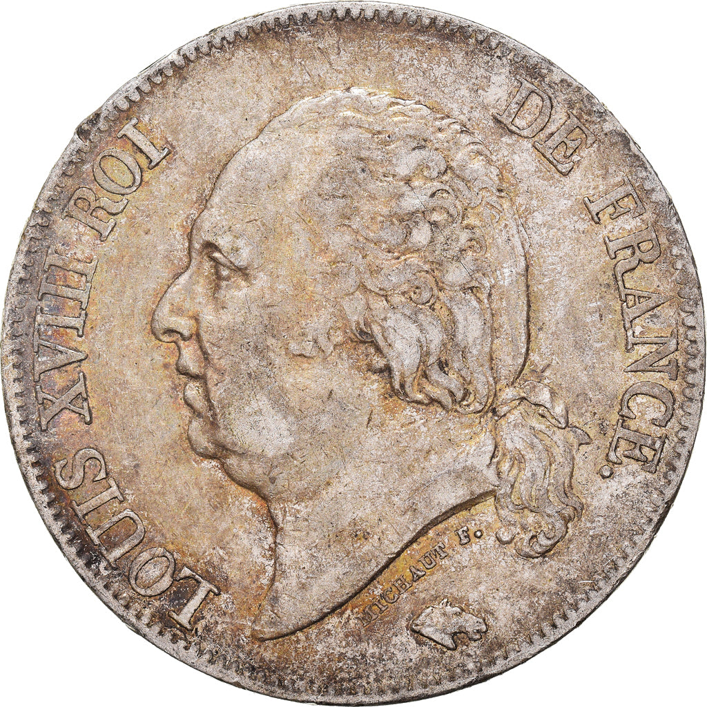 Münze, Frankreich, Louis XVIII, Louis XVIII, 5 Francs, 1821, Paris, SS+