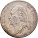 Moeda, França, Louis XVIII, 5 Francs, 1824, Paris, EF(40-45), Prata, KM:711.1