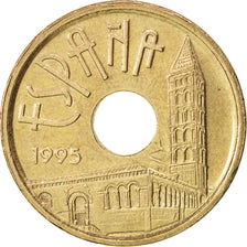 Münze, Spanien, Juan Carlos I, 25 Pesetas, 1995, Madrid, VZ, Aluminum-Bronze
