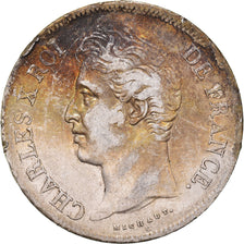 Monnaie, France, Charles X, 5 Francs, 1827, Lille, TTB, Argent, Gadoury:644