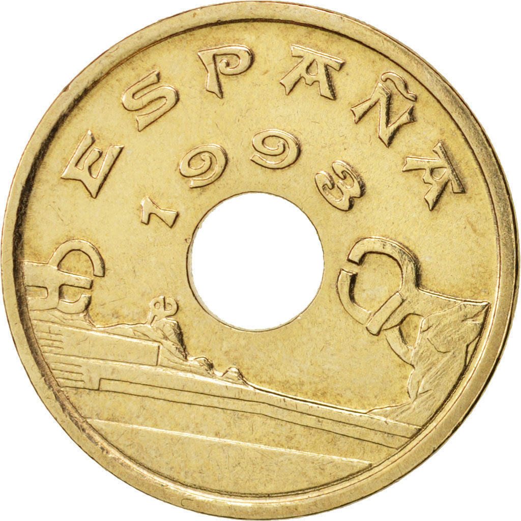 Spagna, Juan Carlos I, 25 Pesetas, 1993, Madrid, SPL-, Alluminio-bronzo, KM:920