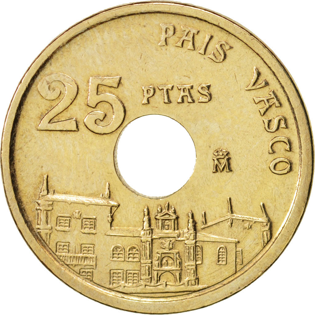 Spagna, Juan Carlos I, 25 Pesetas, 1993, Madrid, SPL-, Alluminio-bronzo, KM:920