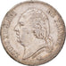 Monnaie, France, Louis XVIII, 5 Francs, 1824, Bayonne, TTB, Argent, Gadoury:614