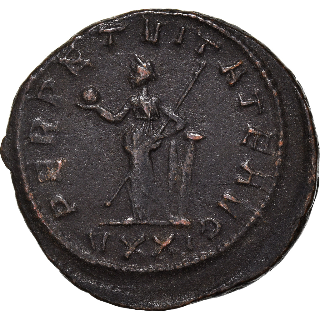 Coin, Carus, Antoninianus, 282-283, Ticinum, EF(40-45), Billon, RIC:77