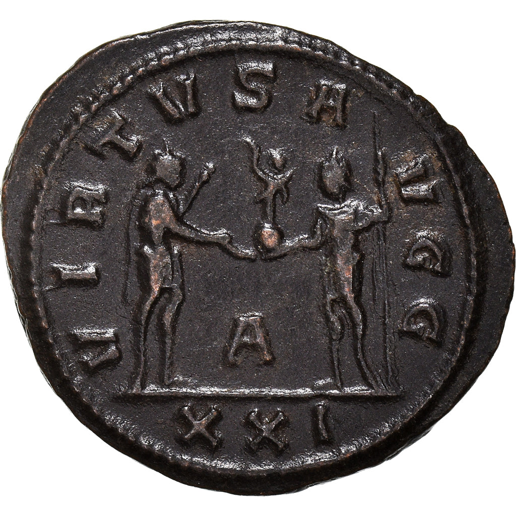Coin, Carus, Antoninianus, 283, Antioch, AU(50-53), Billon, RIC:124