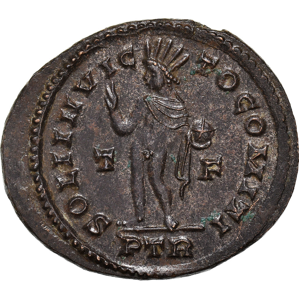 Monnaie, Constantin I, Follis, AD 310-313, Trèves, SUP+, Cuivre, RIC:42