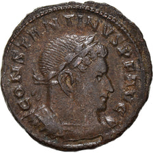 Coin, Constantine I, Follis, AD 310-313, Trier, AU(50-53), Copper, RIC:42