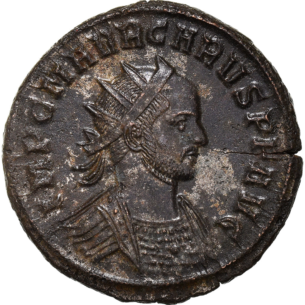 Coin, Carus, Antoninianus, 282, Rome, AU(55-58), Billon, RIC:102 var.