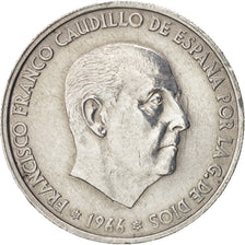 Spagna, Francisco Franco, caudillo, 50 Centimos, 1966, BB+, Alluminio, KM:795