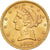 Moneta, Stati Uniti, Coronet Head, $5, Half Eagle, 1908, U.S. Mint