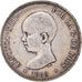 Munten, Spanje, Alfonso XIII, 5 Pesetas, 1888, Madrid, ZF, Zilver, KM:689