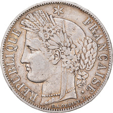 Coin, France, Cérès, 5 Francs, 1849, Paris, EF(40-45), Silver, KM:761.1