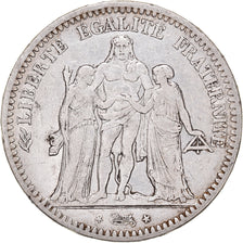 Coin, France, Hercule, 5 Francs, 1849, Strasbourg, EF(40-45), Silver, KM:756.2