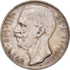 Coin, Italy, Vittorio Emanuele III, 10 Lire, 1927, Rome, EF(40-45), Silver