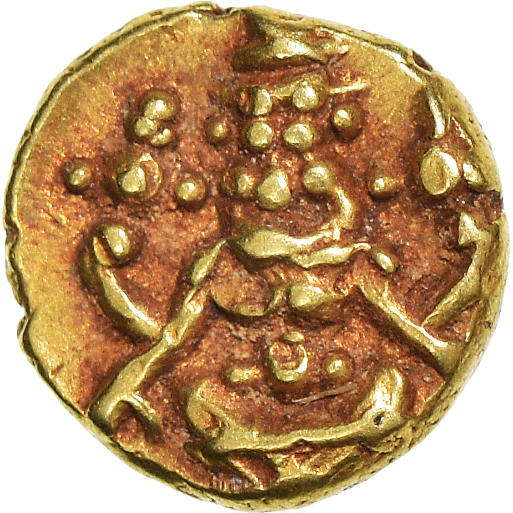 Coin, INDIA-PRINCELY STATES, MYSORE, Krishna Raja Wodeyar, Fanam, 1810-1868