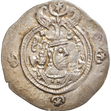 Coin, Sasanian Kings, Khusrau II, Drachm, ZR (Zarang), AU(50-53), Silver