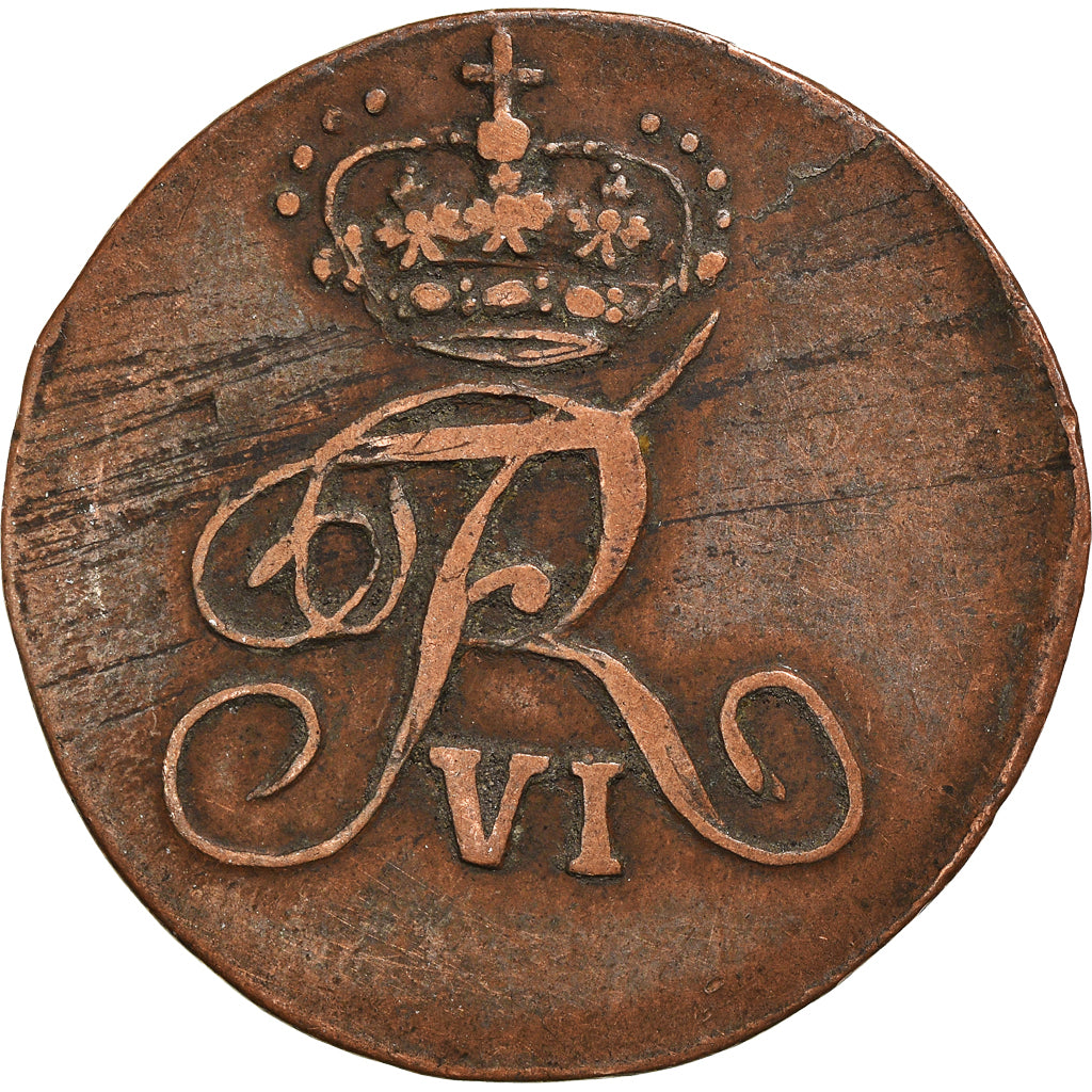 Coin, Norway, Frederik VI, 2 Skilling, 1810, VF(30-35), Copper, KM:280.1
