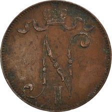 Monnaie, Finlande, Nicholas II, 5 Pennia, 1898, TTB, Cuivre, KM:15