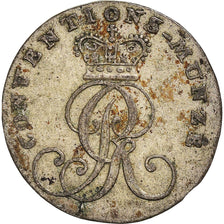 Monnaie, Etats allemands, HANNOVER, George III, 1/24 Thaler, 1817, TTB, Argent