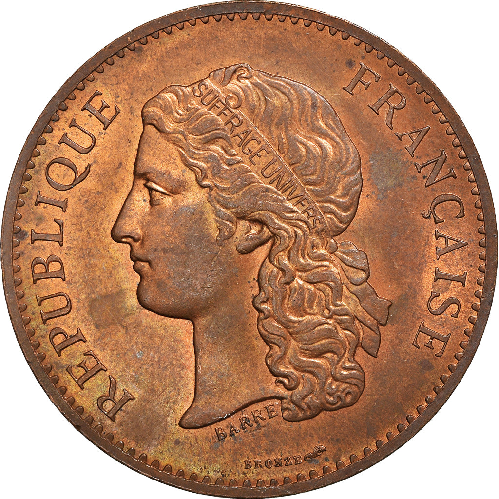 Frankrijk, Medaille, Centenaire de 1789, Worlwide Exhibition, 1889, UNC-