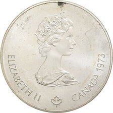Coin, Canada, Elizabeth II, Kingston and Sailboats, 5 Dollars, 1973, AU(55-58)