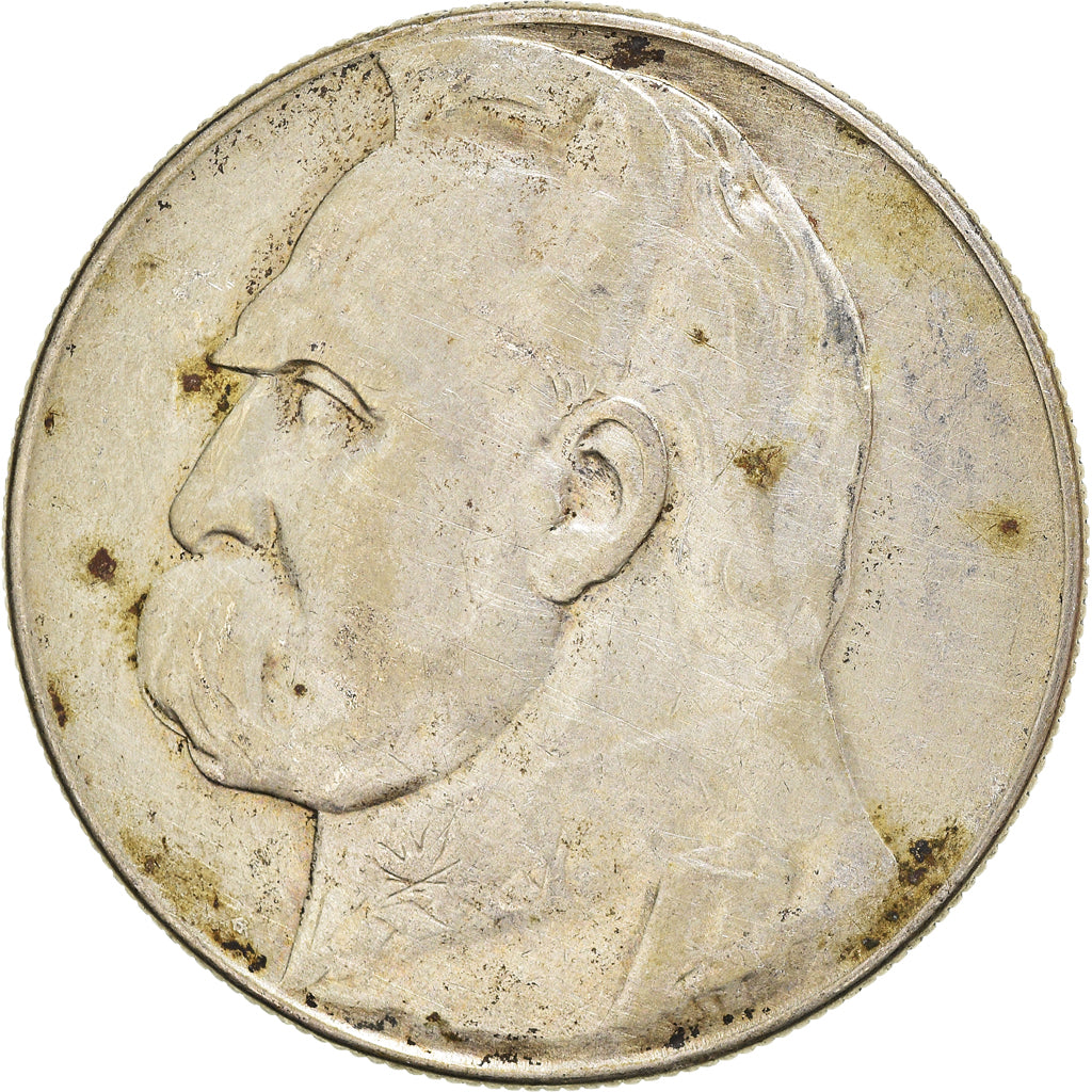 Coin, Poland, 10 Zlotych, 1936, Warsaw, VF(30-35), Silver, KM:29
